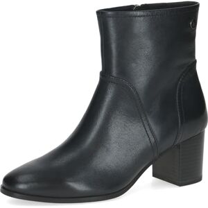 CAPRICE Bottines femme en cuir à talon bloc, Bleu (Ocean Nappa), 37,5 EU - Publicité CAPRICE Bottines femme en cuir à talon bloc, Bleu (Ocean Nappa), 37,5 EU - Publicité