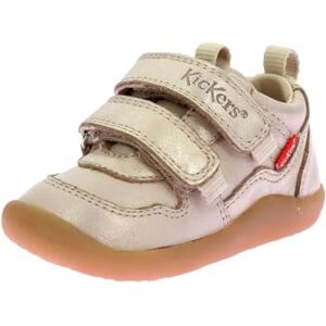 Kickers Frapy, Baskets Basses Fille, Or Clair, 18 - Publicité Kickers Frapy, Baskets Basses Fille, Or Clair, 18 - Publicité