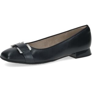 CAPRICE Ballerines Femme en Cuir Petit Talon, Bleu (Ocean Nappa), 39 EU - Publicité CAPRICE Ballerines Femme en Cuir Petit Talon, Bleu (Ocean Nappa), 39 EU - Publicité