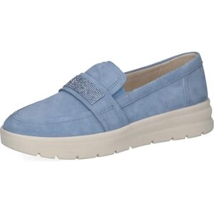 CAPRICE Mocassins Femme en Cuir, Bleu (Blue Suede), 41 EU - Publicité CAPRICE Mocassins Femme en Cuir, Bleu (Blue Suede), 41 EU - Publicité