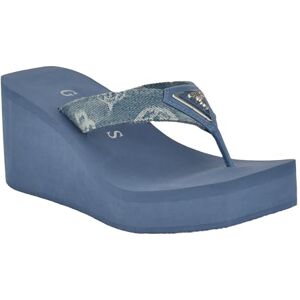 Guess Femme Demmey Sandale, Bleu Denim 400, 41 EU - Publicité Guess Femme Demmey Sandale, Bleu Denim 400, 41 EU - Publicité