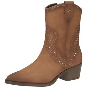 CAPRICE Bottines femme à talons en cuir à fermeture éclair, Marron (Camel Nubuc), 40 EU - Publicité CAPRICE Bottines femme à talons en cuir à fermeture éclair, Marron (Camel Nubuc), 40 EU - Publicité