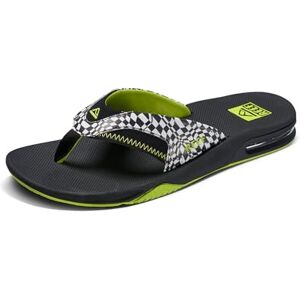 Reef Fanning Tongs pour homme, soutien de la voûte plantaire, semelle extérieure durable, résistantes à l'eau, avec décapsuleur intégré, 45 EU - Publicité Reef Fanning Tongs pour homme, soutien de la voûte plantaire, semelle extérieure durable, résistantes à l'eau, avec décapsuleur intégré, 45 EU - Publicité