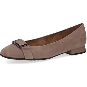 CAPRICE Ballerines Memotion en Daim avec Talon Bloc Largeur G, Marron (Mud Suede), 38 EU - Publicité CAPRICE Ballerines Memotion en Daim avec Talon Bloc Largeur G, Marron (Mud Suede), 38 EU - Publicité