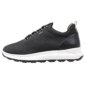 Geox Femme D Spherica 4X4 B Abx Sneakers, Black/Dk Beige, 37 EU - Publicité Geox Femme D Spherica 4X4 B Abx Sneakers, Black/Dk Beige, 37 EU - Publicité