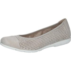 Caprice Ballerines Femme en Cuir, Gris (LT Grey SPARKL), 38 EU - Publicité Caprice Ballerines Femme en Cuir, Gris (LT Grey SPARKL), 38 EU - Publicité