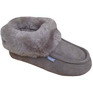 AXELDA Chausson Femme en Vraie Laine d'agneau Gris 40 - Publicité AXELDA Chausson Femme en Vraie Laine d'agneau Gris 40 - Publicité