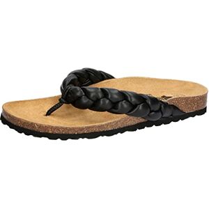 Lico Femme Bioline Trenza Pantoufles, Noir, 37 EU - Publicité Lico Femme Bioline Trenza Pantoufles, Noir, 37 EU - Publicité