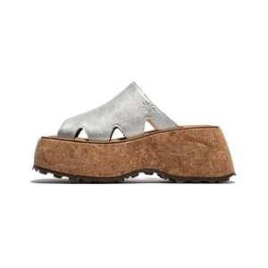 Fly London Women's CEIR280FLY Sandal, Silver, 39 - Publicité Fly London Women's CEIR280FLY Sandal, Silver, 39 - Publicité