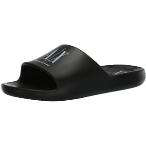 Armani Exchange Pour des hommes Logo Sliders, Noir, 41.5 EU, - Publicité Armani Exchange Pour des hommes Logo Sliders, Noir, 41.5 EU, - Publicité