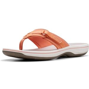 Clarks Tongs Breeze Sea pour femme, Tangerine/Pop Synthétique, 38 EU - Publicité Clarks Tongs Breeze Sea pour femme, Tangerine/Pop Synthétique, 38 EU - Publicité