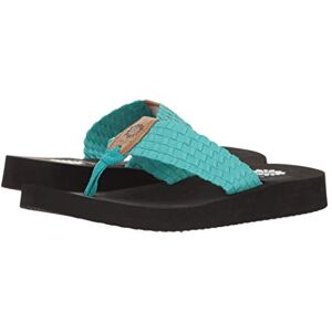 Yellow Box Femme Soleil Tongues, Turquoise, 38.5 EU - Publicité Yellow Box Femme Soleil Tongues, Turquoise, 38.5 EU - Publicité