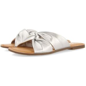 GIOSEPPO AGIRA, Sandales plates pour femme, argent, 35 EU, argent métallique, 35 EU - Publicité GIOSEPPO AGIRA, Sandales plates pour femme, argent, 35 EU, argent métallique, 35 EU - Publicité
