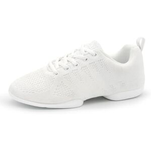 Anna Kern Suny Baskets de danse pour femme Blanc tricoté Largeur normale Talon de 1 cm Semelle en polyuréthane divisée, Blanc., 40 2/3 EU - Publicité Anna Kern Suny Baskets de danse pour femme Blanc tricoté Largeur normale Talon de 1 cm Semelle en polyuréthane divisée, Blanc., 40 2/3 EU - Publicité