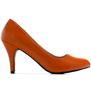 Andrés Machado Élégants Escarpins rétro pour Femme/Adolescent pour l´été et l´Hiver AM422 Bout Arrondi Modèle Taille Petit Talons Fins Simili Cuir- Couleur Orange EU 40 - Publicité Andrés Machado Élégants Escarpins rétro pour Femme/Adolescent pour l´été et l´Hiver AM422 Bout Arrondi Modèle Taille Petit Talons Fins Simili Cuir- Couleur Orange EU 40 - Publicité