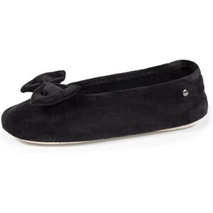 Isotoner Chaussons Ballerines Femme Grand nud Noir 39/40 EU - Publicité Isotoner Chaussons Ballerines Femme Grand nud Noir 39/40 EU - Publicité