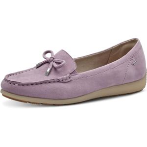 Tamaris Comfort mocassins femme cuir avec nœud, Lilac Suede, 36 EU - Publicité Tamaris Comfort mocassins femme cuir avec nœud, Lilac Suede, 36 EU - Publicité