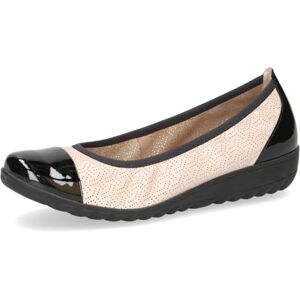 CAPRICE Ballerines Femme en Cuir Bout Rond, Beige (Beige Comb), 37 EU - Publicité CAPRICE Ballerines Femme en Cuir Bout Rond, Beige (Beige Comb), 37 EU - Publicité