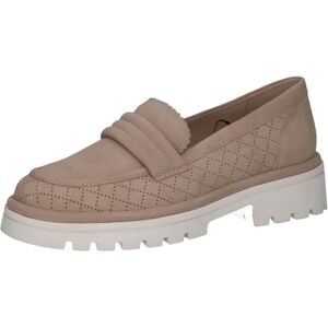 CAPRICE Mocassins Femme en Cuir à Talon Bloc, Beige (Sand Suede), 36 EU - Publicité CAPRICE Mocassins Femme en Cuir à Talon Bloc, Beige (Sand Suede), 36 EU - Publicité
