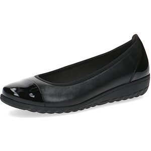 Caprice Ballerines Femme en Cuir à Talon compensé, Noir (Black Comb), 36 EU - Publicité Caprice Ballerines Femme en Cuir à Talon compensé, Noir (Black Comb), 36 EU - Publicité