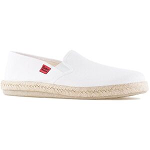 Andrés Machado Chaussures en toile pour l´éte AM500 Anatomiques Espadrilles pour femme/homme Semelle extérieure en caoutchouc antidérapant Toile Blanche EU 45 - Publicité Andrés Machado Chaussures en toile pour l´éte AM500 Anatomiques Espadrilles pour femme/homme Semelle extérieure en caoutchouc antidérapant Toile Blanche EU 45 - Publicité