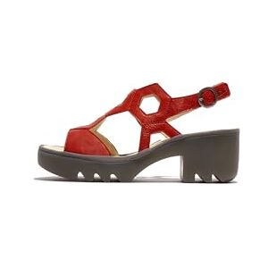 Fly London Women's TEWA573FLY Sandal, Devil red, 39 - Publicité Fly London Women's TEWA573FLY Sandal, Devil red, 39 - Publicité
