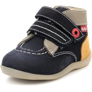 Kickers Bonkro-2, Bottillons Mixte, Marine, 21 - Publicité Kickers Bonkro-2, Bottillons Mixte, Marine, 21 - Publicité