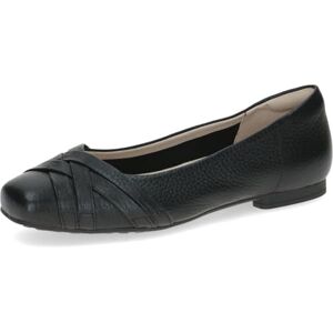 CAPRICE Ballerines Femme en Cuir, Noir (Black Deer), 41 EU - Publicité CAPRICE Ballerines Femme en Cuir, Noir (Black Deer), 41 EU - Publicité