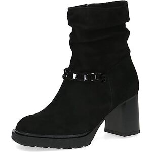CAPRICE Bottines femme à talon en daim Talon bloc Largeur G, Noir (Black Suede), 37 EU - Publicité CAPRICE Bottines femme à talon en daim Talon bloc Largeur G, Noir (Black Suede), 37 EU - Publicité