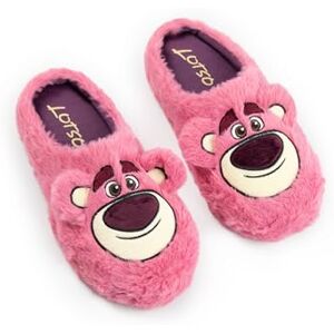 Disney Pantoufles roses Lotso pour femme (Toy Story) Chaussures moelleuses et confortables pour la maison Pantoufles douces pour se détendre Produits dérivés - Publicité Disney Pantoufles roses Lotso pour femme (Toy Story) Chaussures moelleuses et confortables pour la maison Pantoufles douces pour se détendre Produits dérivés - Publicité