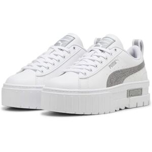 Puma Sneakers Mayze Glitter Enfant et Adolescent 37, White Silver Metallic - Publicité Puma Sneakers Mayze Glitter Enfant et Adolescent 37, White Silver Metallic - Publicité