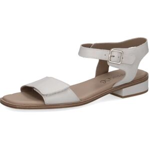 CAPRICE sandale femme à talon en cuir, Blanc (WHITE NAPPA), 42 EU - Publicité CAPRICE sandale femme à talon en cuir, Blanc (WHITE NAPPA), 42 EU - Publicité
