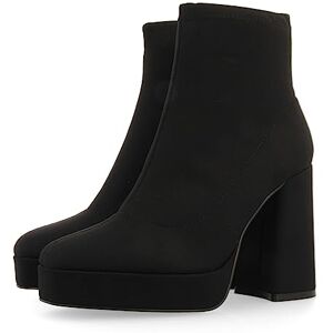 GIOSEPPO Bottines noires à talon large et semelle compensée pour femme turenki - Publicité GIOSEPPO Bottines noires à talon large et semelle compensée pour femme turenki - Publicité