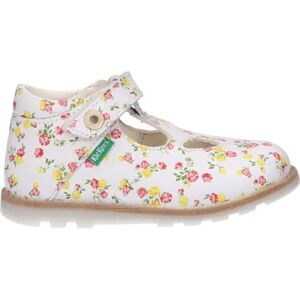 Kickers Nonocchi, Salomés Fille, Blanc, 19 - Publicité Kickers Nonocchi, Salomés Fille, Blanc, 19 - Publicité