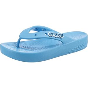 Crocs Classic Platform Flip W, Sandale glissante, Oxygen, - Publicité Crocs Classic Platform Flip W, Sandale glissante, Oxygen, - Publicité