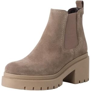 Tamaris Bottes plates pour femme, Suédine taupe., 41 EU - Publicité Tamaris Bottes plates pour femme, Suédine taupe., 41 EU - Publicité