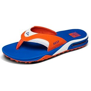 REEF Fanning Pregame Tongs avec décapsuleur pour homme, soutien de la voûte plantaire, semelle extérieure durable, résistante à l'eau, orange/bleu, 40 EU - Publicité REEF Fanning Pregame Tongs avec décapsuleur pour homme, soutien de la voûte plantaire, semelle extérieure durable, résistante à l'eau, orange/bleu, 40 EU - Publicité