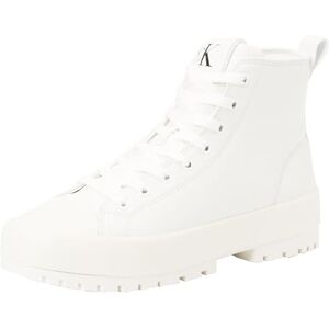 Calvin Klein Baskets Hybrides Femme Nappa Montantes, Blanc (Bright White), 37 - Publicité Calvin Klein Baskets Hybrides Femme Nappa Montantes, Blanc (Bright White), 37 - Publicité