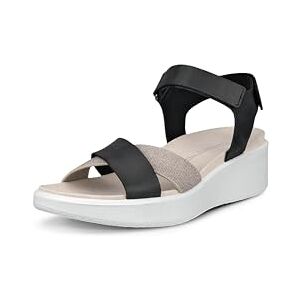 ECCO Sandales Flowt compensées de Luxe à Bande croisée pour Femme, Noir, 6/6.5 UK - Publicité ECCO Sandales Flowt compensées de Luxe à Bande croisée pour Femme, Noir, 6/6.5 UK - Publicité