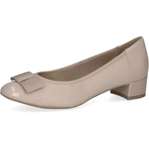CAPRICE Escarpins Femme à Talon Bloc avec nœud, Beige (Beige Comb I), 36 EU - Publicité CAPRICE Escarpins Femme à Talon Bloc avec nœud, Beige (Beige Comb I), 36 EU - Publicité