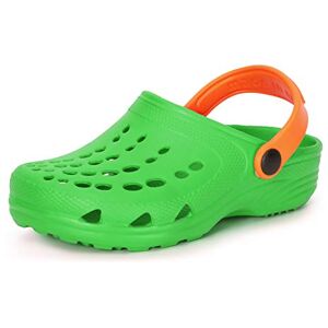 Ladeheid EVA Clogs Sabots Sandales Unisexe Enfant Fille Garçon LA-CA-06 (Vert/Orange, 26/27 EU) - Publicité Ladeheid EVA Clogs Sabots Sandales Unisexe Enfant Fille Garçon LA-CA-06 (Vert/Orange, 26/27 EU) - Publicité