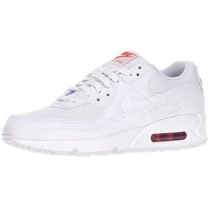 Nike Air Max 90 White/White-LT Crimson 43 EU - Publicité Nike Air Max 90 White/White-LT Crimson 43 EU - Publicité