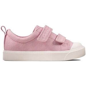 Clarks Fille Sneakers Basses, Rose (Pink Canvas Pink Canvas), 20.5 EU - Publicité Clarks Fille Sneakers Basses, Rose (Pink Canvas Pink Canvas), 20.5 EU - Publicité