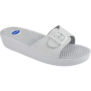 Scholl Sandales de massage pour femme, blanc, 35 EU - Publicité Scholl Sandales de massage pour femme, blanc, 35 EU - Publicité