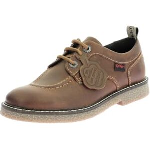 Kickers Levy,Derby Lacet Femme Camel, 36 EU - Publicité Kickers Levy,Derby Lacet Femme Camel, 36 EU - Publicité