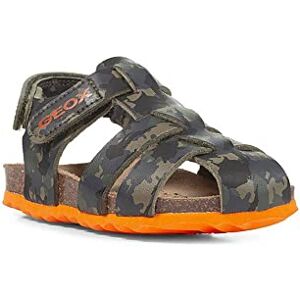 Geox Bébé Garçon B Sandal Chalki Boy Sandales, Military/Orange, 20 EU - Publicité Geox Bébé Garçon B Sandal Chalki Boy Sandales, Military/Orange, 20 EU - Publicité