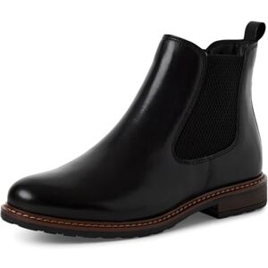 Tamaris Femme Bottines, Dame Bottines Chelsea,Demi-Bottes,Bottines,Bottes de Glisse,Plat,Black Leather,41 EU - Publicité Tamaris Femme Bottines, Dame Bottines Chelsea,Demi-Bottes,Bottines,Bottes de Glisse,Plat,Black Leather,41 EU - Publicité