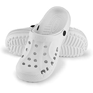 ESTRO Sabots Homme Clogs Femme Unisexe Sabot Jardin Femme Mules Homme Sabot Plastique Homme Léger Gomme (39, Blanc) - Publicité ESTRO Sabots Homme Clogs Femme Unisexe Sabot Jardin Femme Mules Homme Sabot Plastique Homme Léger Gomme (39, Blanc) - Publicité