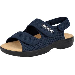 Aerosoft Stretch 18 Sandales de rééducation Femme Homme Ouvert Talon Fermeture Antidérapante, bleu, 41 EU - Publicité Aerosoft Stretch 18 Sandales de rééducation Femme Homme Ouvert Talon Fermeture Antidérapante, bleu, 41 EU - Publicité