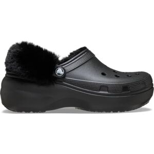Crocs Classic Platform Fuzz Lined Clog 34-35 EU Black - Publicité Crocs Classic Platform Fuzz Lined Clog 34-35 EU Black - Publicité